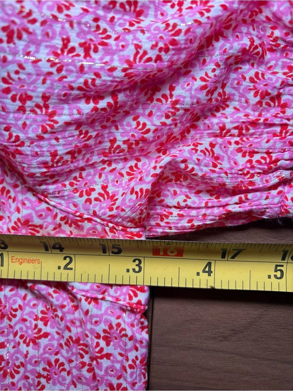 LOFT Pink Floral Puff Sleeve Blouse | Square Neck Feminine Cottagecore Top